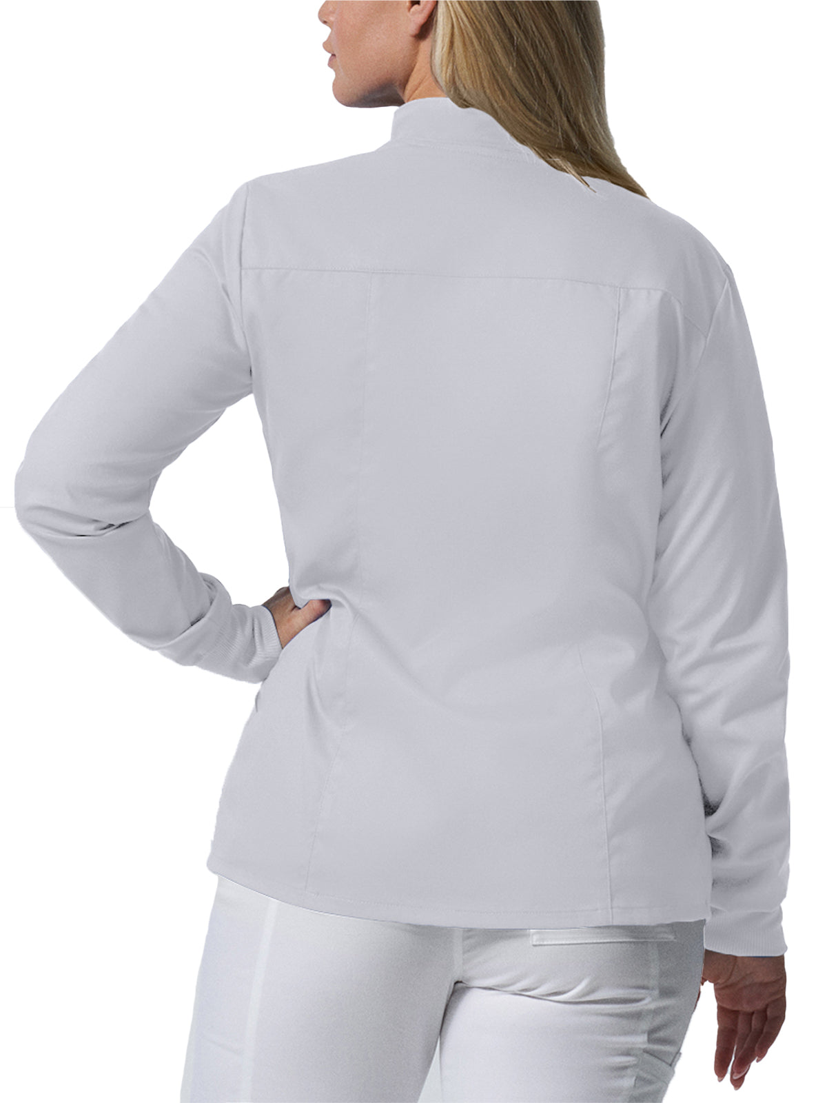 Women's 3-Pocket Mock Neck Zip-Front Jacket