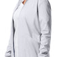 Women's 3-Pocket Mock Neck Zip-Front Scrub Jacket