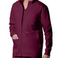 Men's 4-Pocket Mock Neck Zip-Front Scrub Jacket