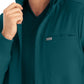 Men's 3-Pocket Mock-Neck Zip-Front Jacket