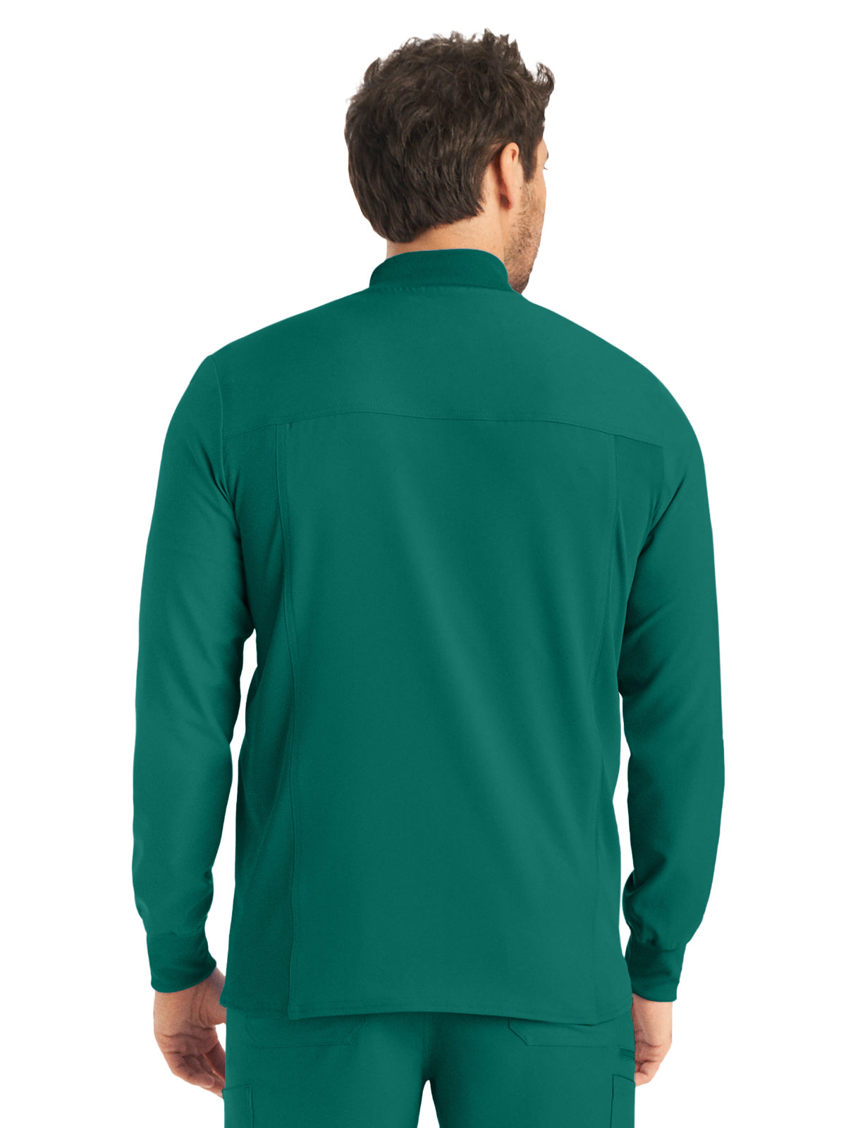 Men's 3-Pocket Mock-Neck Zip-Front Jacket