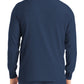 Men's 3-Pocket Mock-Neck Zip-Front Scrub Jacket