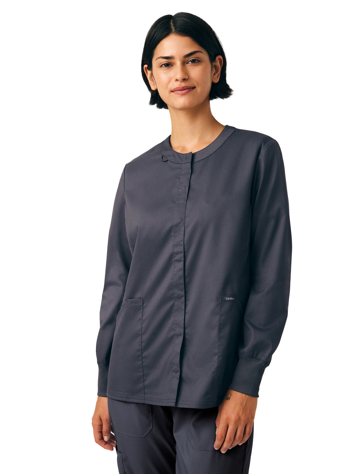 Women's Three-Pocket Scrub Jacket