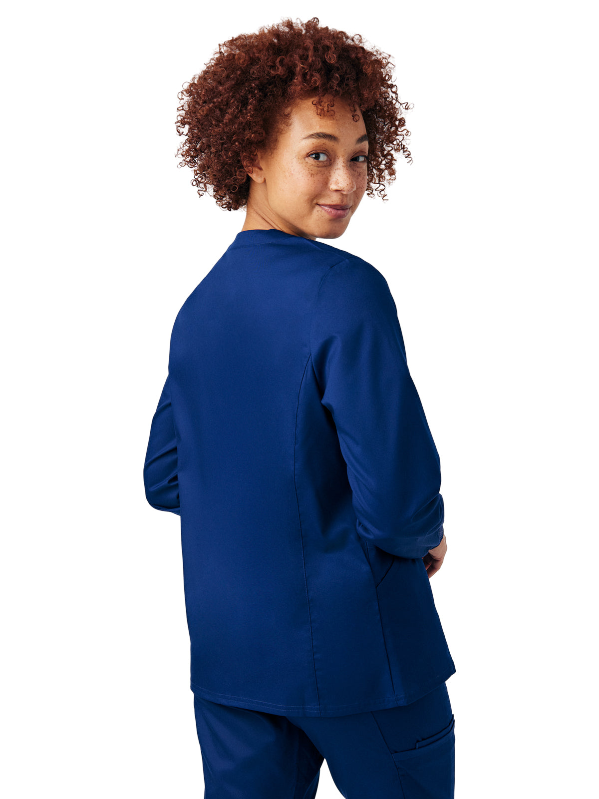 Women's Three-Pocket Scrub Jacket