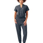 Women's 8-Pocket Cargo Jumpsuit - LO603 - Pewter