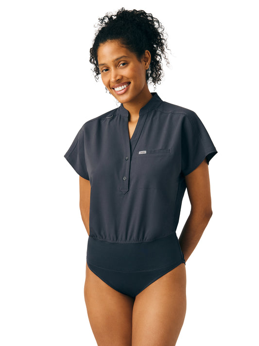 Women's One-Pocket Scrub Bodysuit