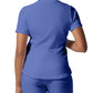 Women's 3-Pocket Rib-Knit Neckline V-Neck Scrub Top