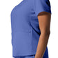 Women's 3-Pocket Rib-Knit Neckline V-Neck Scrub Top