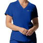 Women's 2-Pocket Shirttail Hemline V-Neck Scrub Top