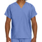 Unisex No-Pocket Tuckable V-Neck Scrub Top