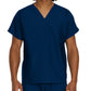 Unisex No-Pocket Tuckable V-Neck Scrub Top