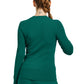 Women's 1-Pocket Long-Sleeve Crew Neck Underscrub Tee