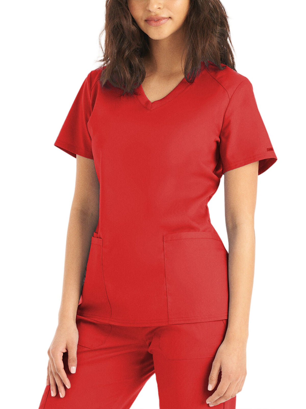 Women's 3-Pocket V-Neck Scrub Top