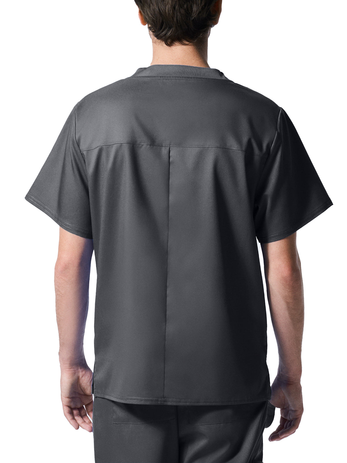 Men's 2-Pocket Tuckable V-Neck Scrub Top