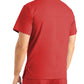 Men's 2-Pocket Tuckable V-Neck Scrub Top