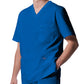 Men's 4-Pocket Back Yoke V-Neck Scrub Top