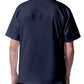 Men's 4-Pocket Back Yoke V-Neck Scrub Top