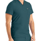 Men's 4-Pocket Back Yoke V-Neck Top