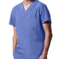 Men's 4-Pocket Back Yoke V-Neck Scrub Top