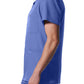 Men's 4-Pocket Back Yoke V-Neck Top