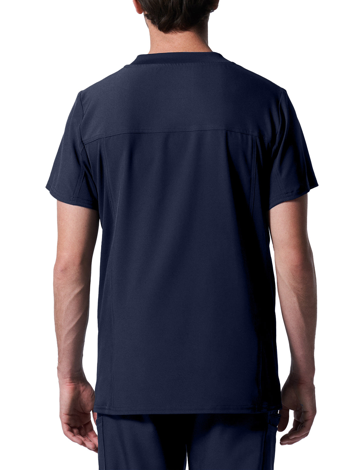 Men's 4-Pocket Back Yoke V-Neck Top