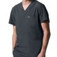 Men's 4-Pocket Back Yoke V-Neck Top