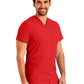 Men's 4-Pocket Back Yoke V-Neck Top