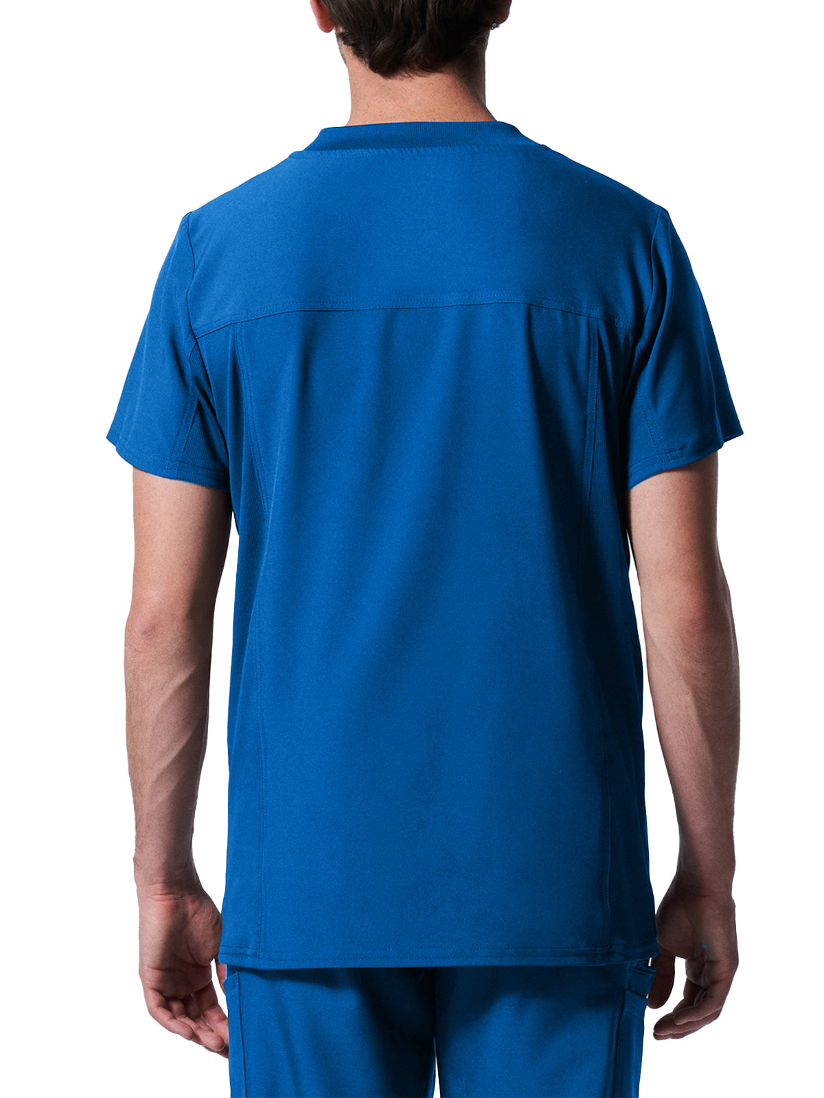 Men's 4-Pocket Back Yoke V-Neck Top