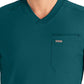 Men's 2-Pocket Tuckable V-Neck Scrub Top