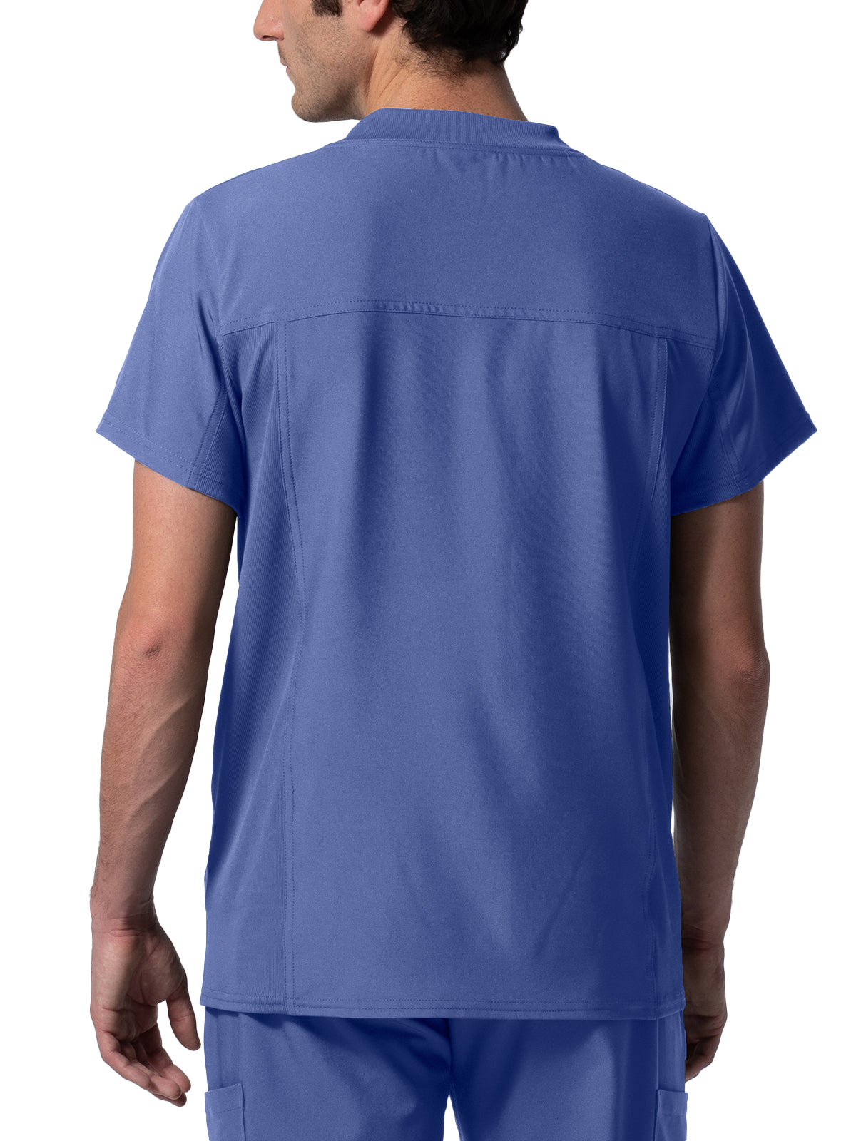 Men's 2-Pocket Tuckable V-Neck Scrub Top