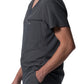 Men's 2-Pocket Tuckable V-Neck Scrub Top