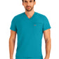 Men's 2-Pocket Tuckable V-Neck Scrub Top