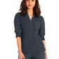 Women's 3-Pocket Y-Neck Top