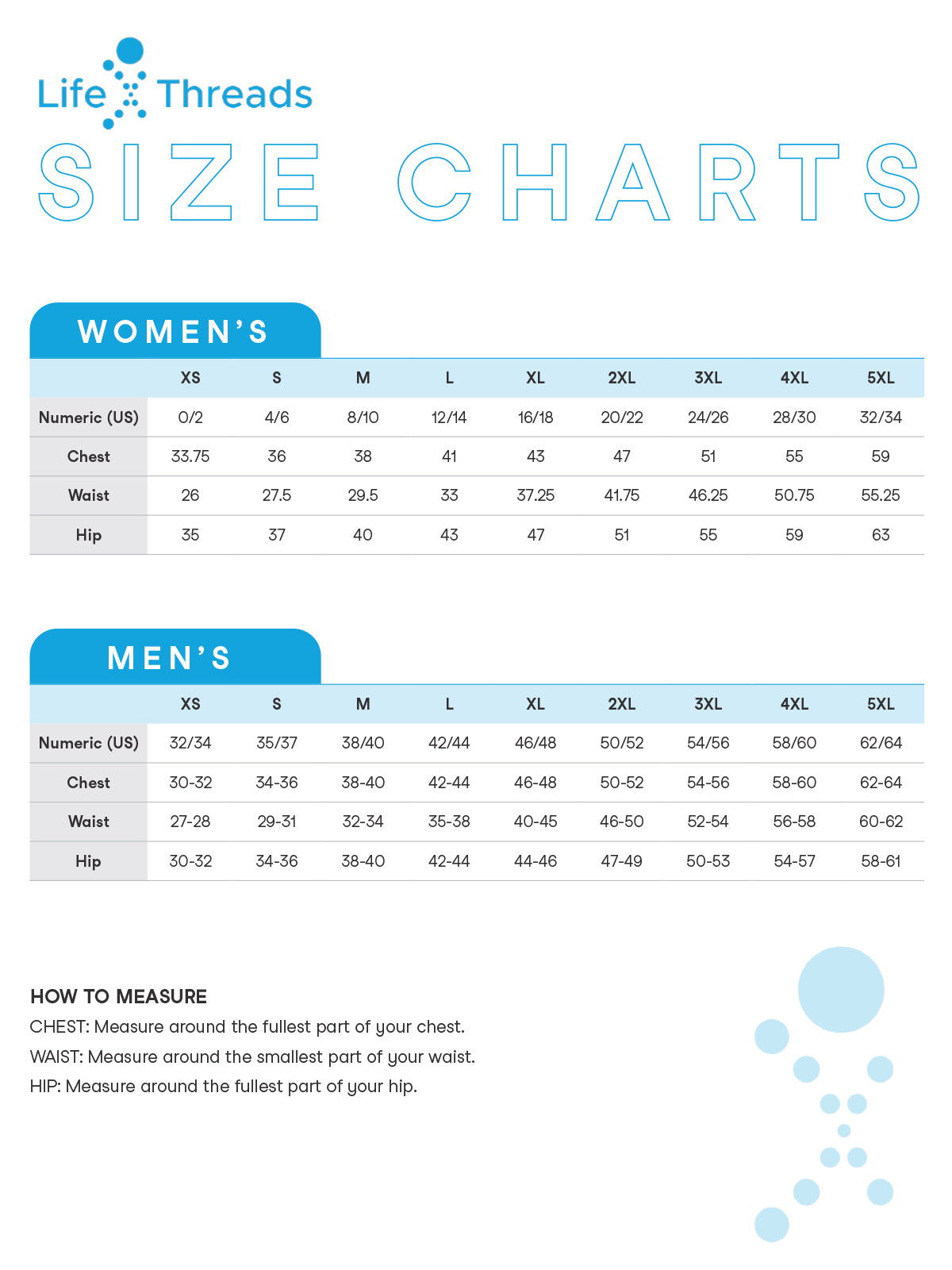 SIZECHART