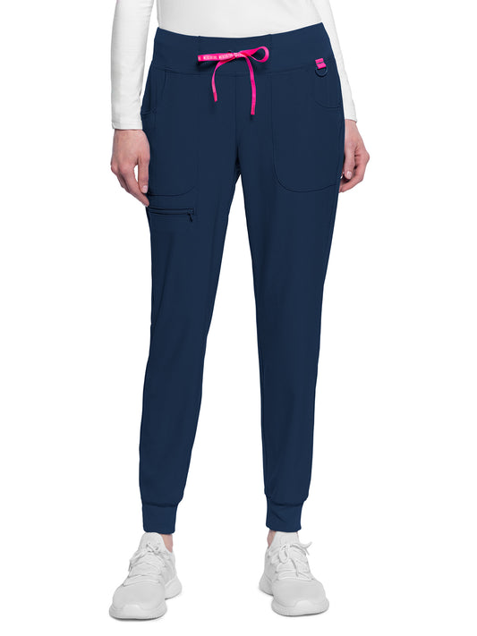 Women's 5-Pocket Mid Rise Jogger Scrub Pant