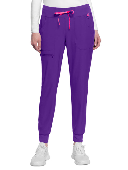 Women's 5-Pocket Mid Rise Jogger Scrub Pant