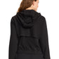Women's 3-Pocket Convertible Windbreaker Jacket - 302 - Black