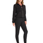 Women's 3-Pocket Convertible Windbreaker Jacket - 302 - Black