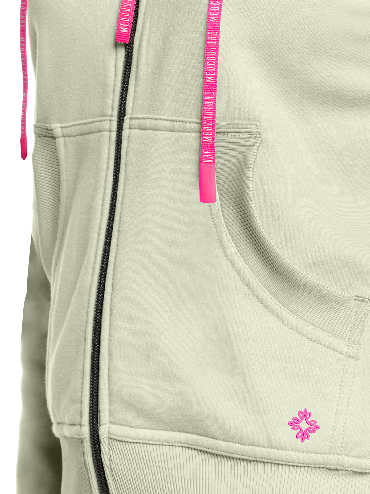 Women's 2-Pocket Zip Front Hoodie Sweatshirt