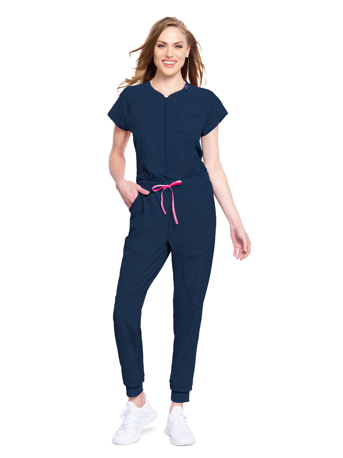 Women's 5-Pocket Zip Front Jump Suit