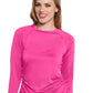 Women's Pocketless Long Sleeve Underscrub Shirt