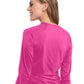 Women's Pocketless Long Sleeve Underscrub Shirt - 700 - Amp Pink