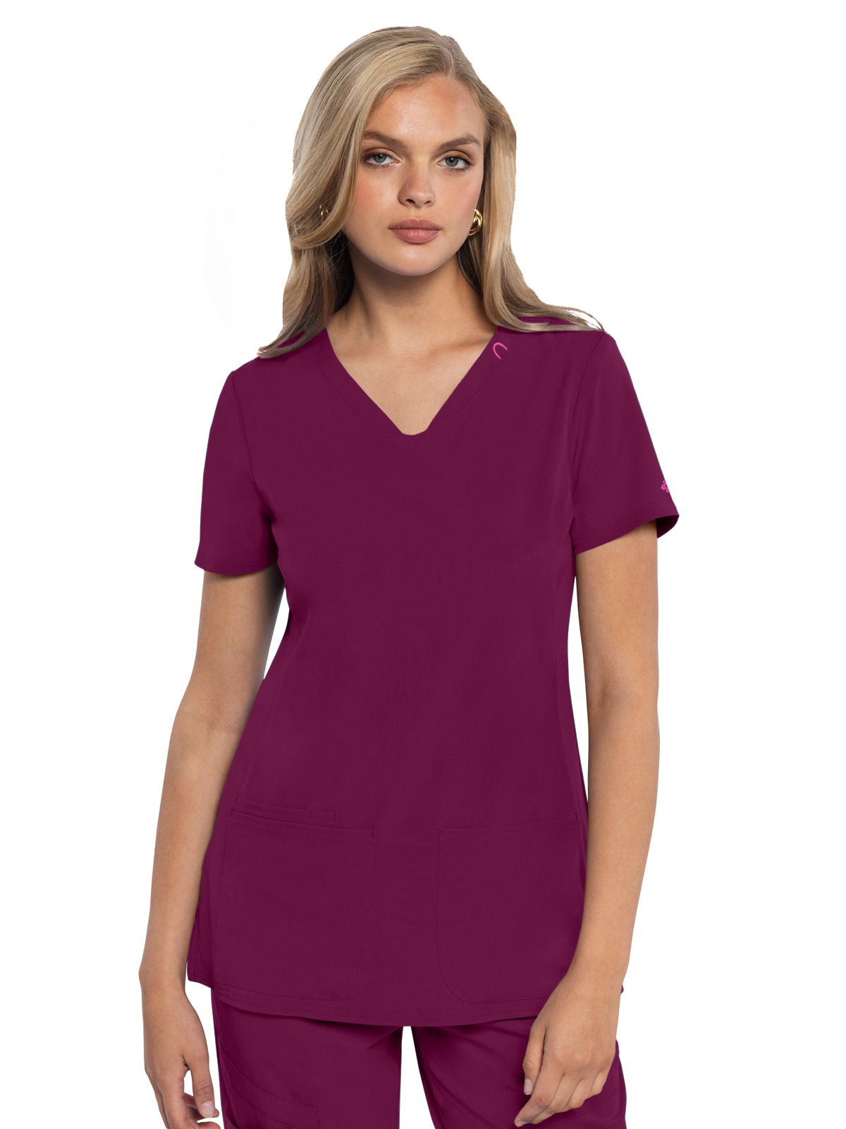 Women's 3-Pocket V-Neck Scrub Top