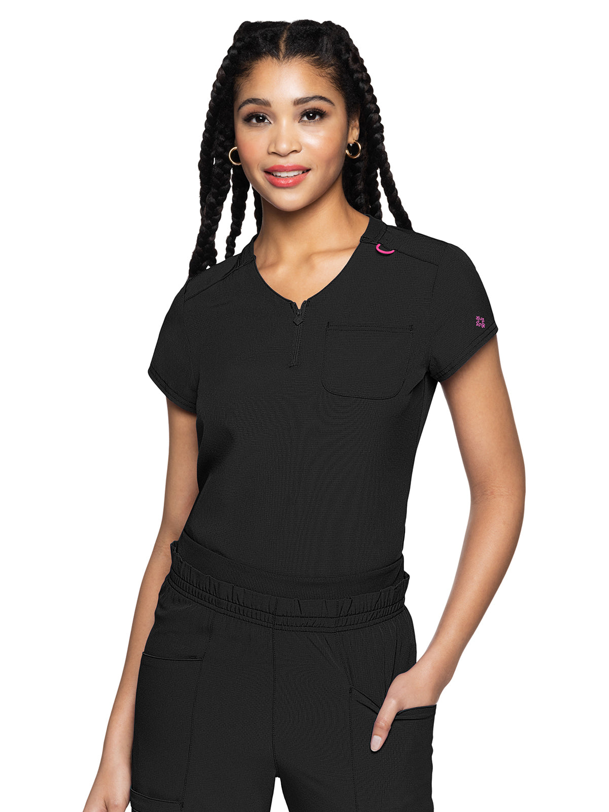 Women's 1-Pocket V-Neck Scrub Top