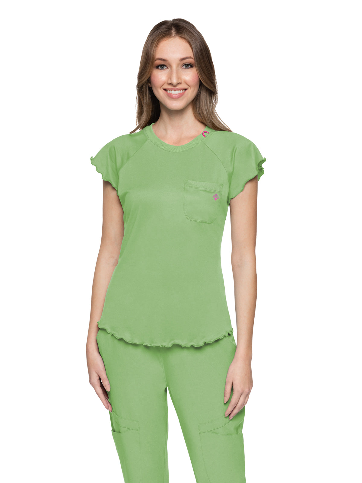 Women's 1-Pocket Lettuce-Edged Top