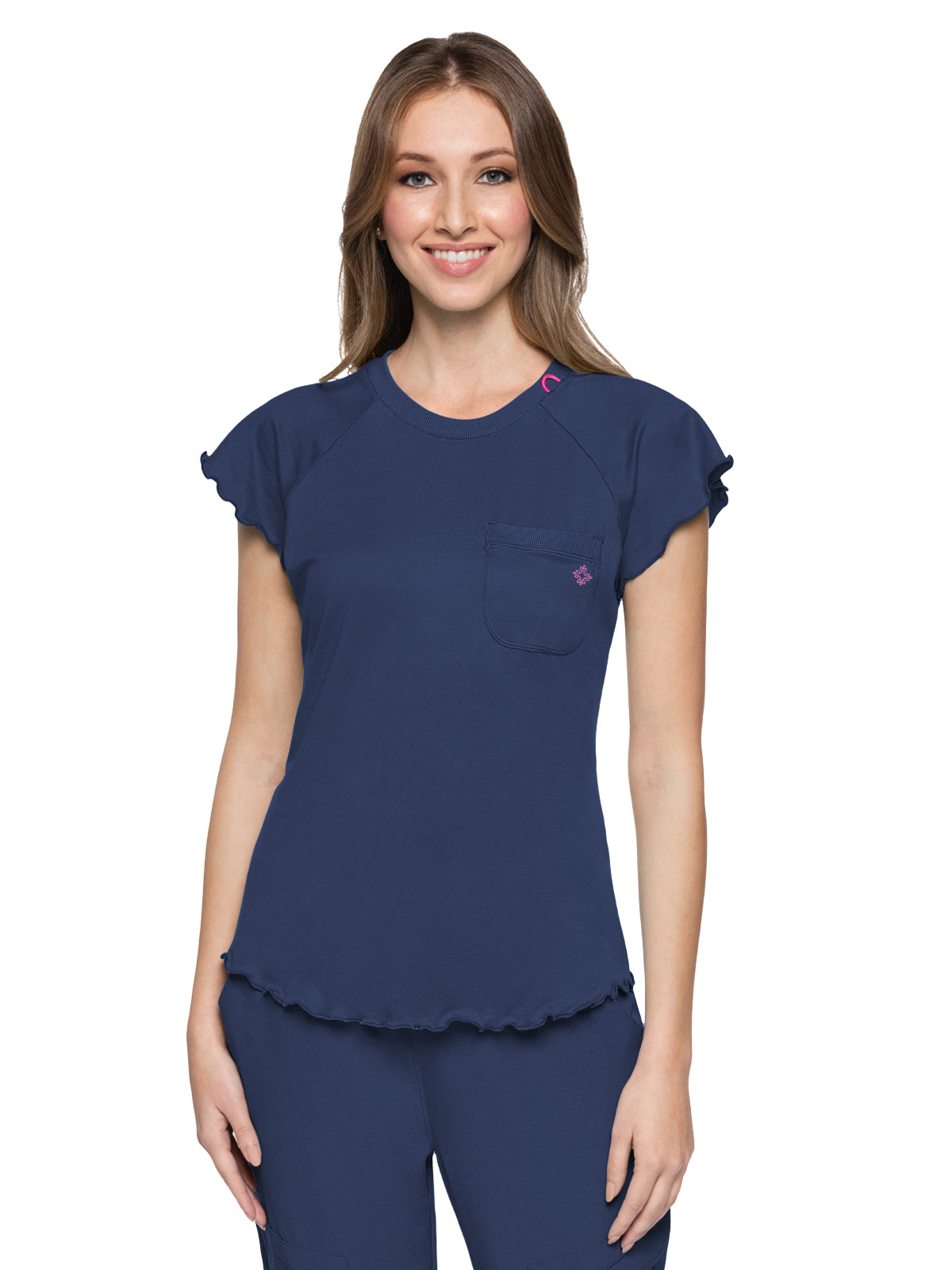 Women's 1-Pocket Lettuce-Edged Top