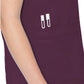 Women's 6-Pocket Raglan Sleeve Top - 7425 - Wine