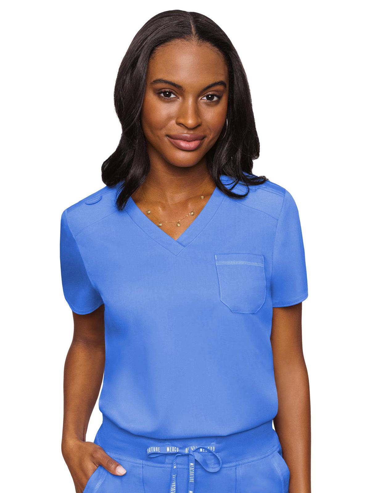 Women's 1-Pocket V-Neck Top