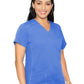 Women's 4-Pocket V-Neck Shirttail Top