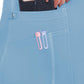 Women's 4-Pocket V-Neck Shirttail Top - 7459 - Periwinkle